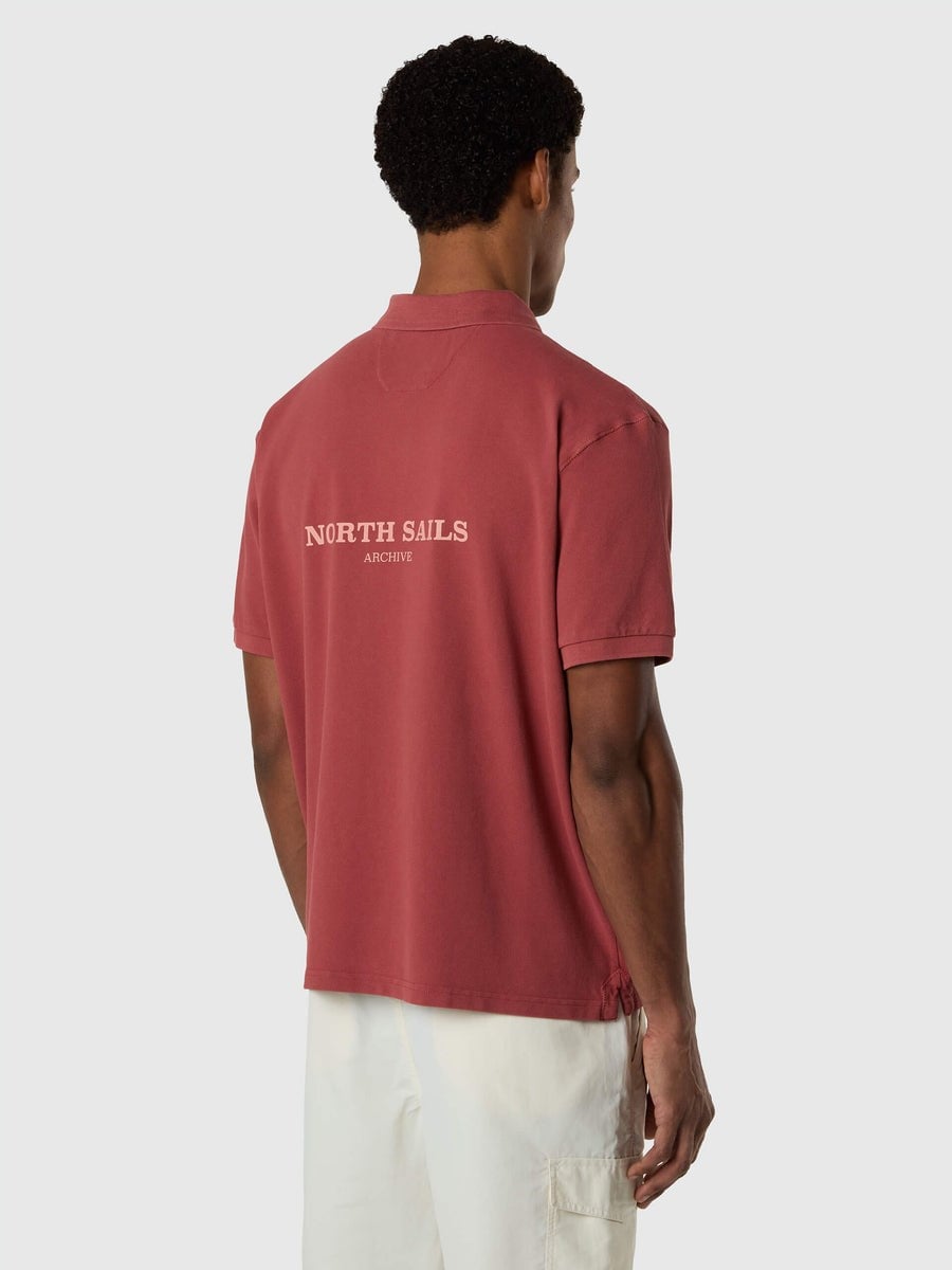 North Sails Baskılı Kısa Kollu Erkek Polo Yaka T-Shirt