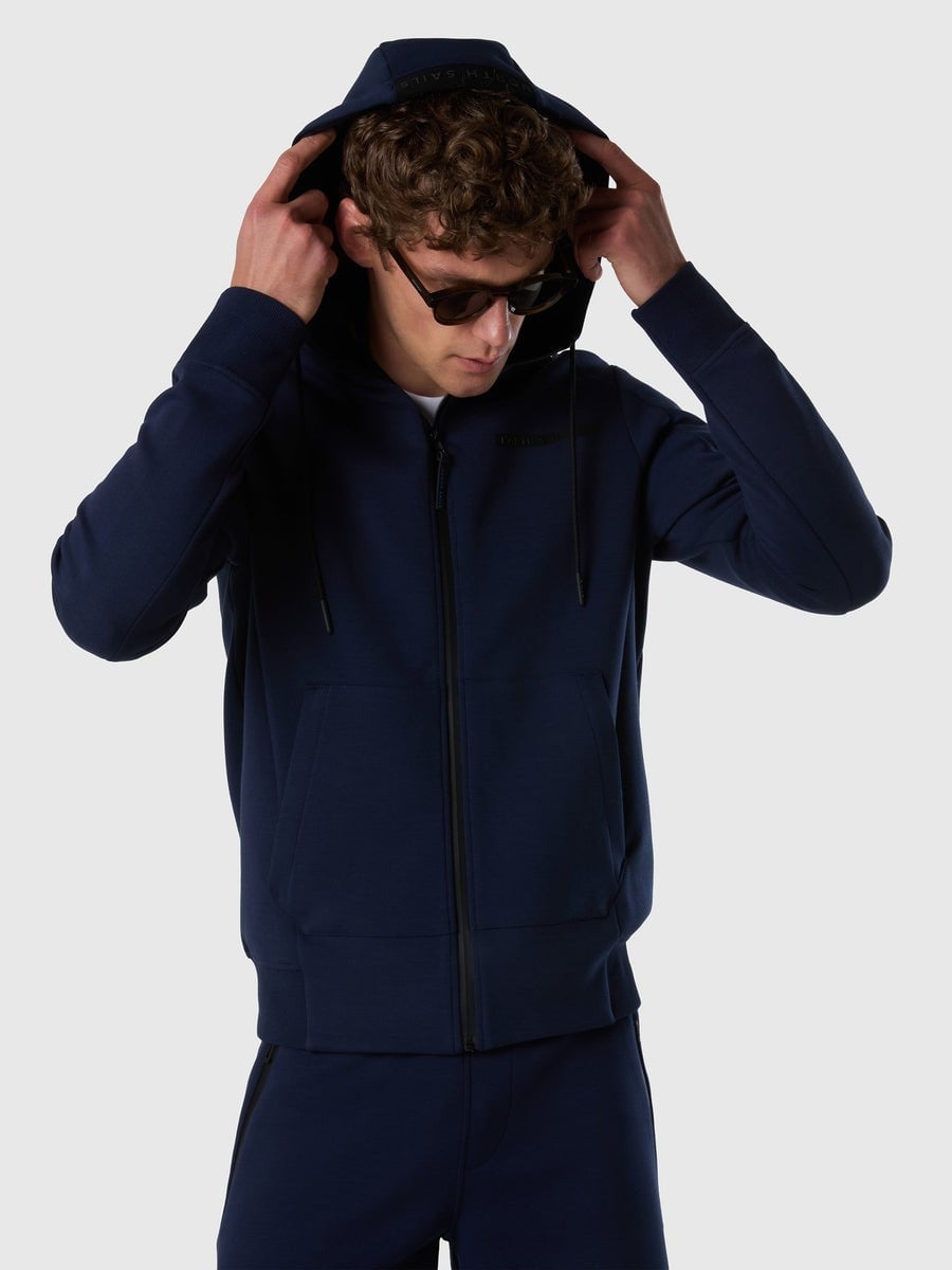 North Sails Kapüşonlu Fermuarlı Erkek Sweatshirt