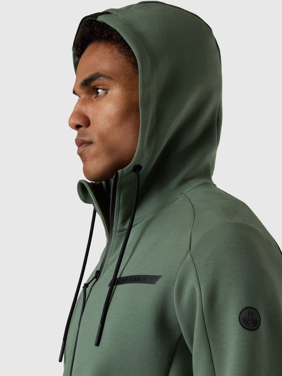 North Sails Kapüşonlu Fermuarlı Erkek Sweatshirt