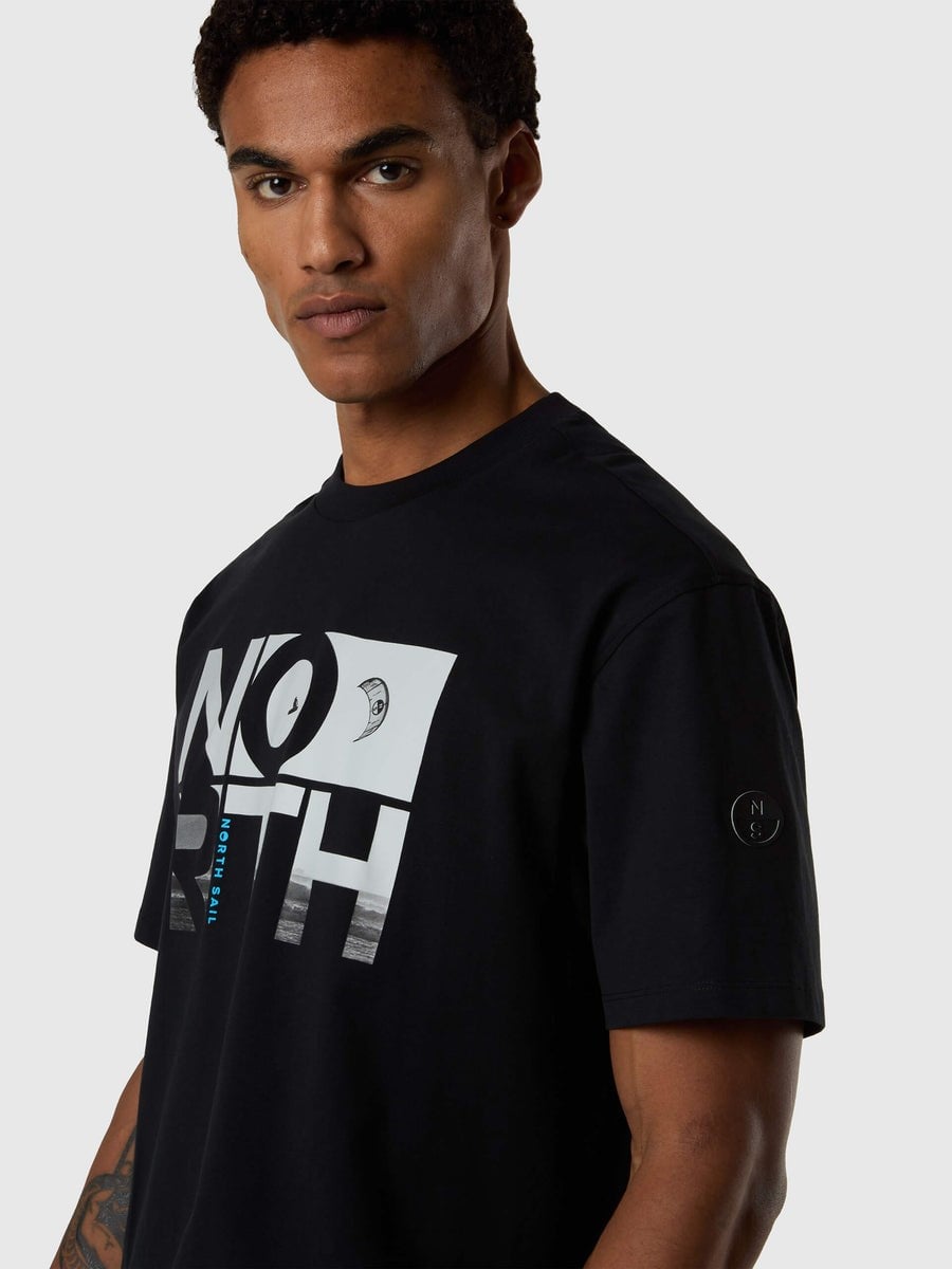 North Sails Kısa Kollu Baskılı Erkek T-Shirt