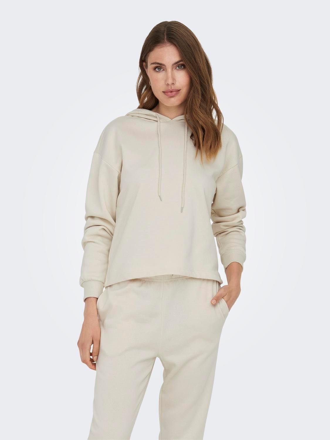Only Onlfave L/S Hood Swt Kadın Sweatshirt