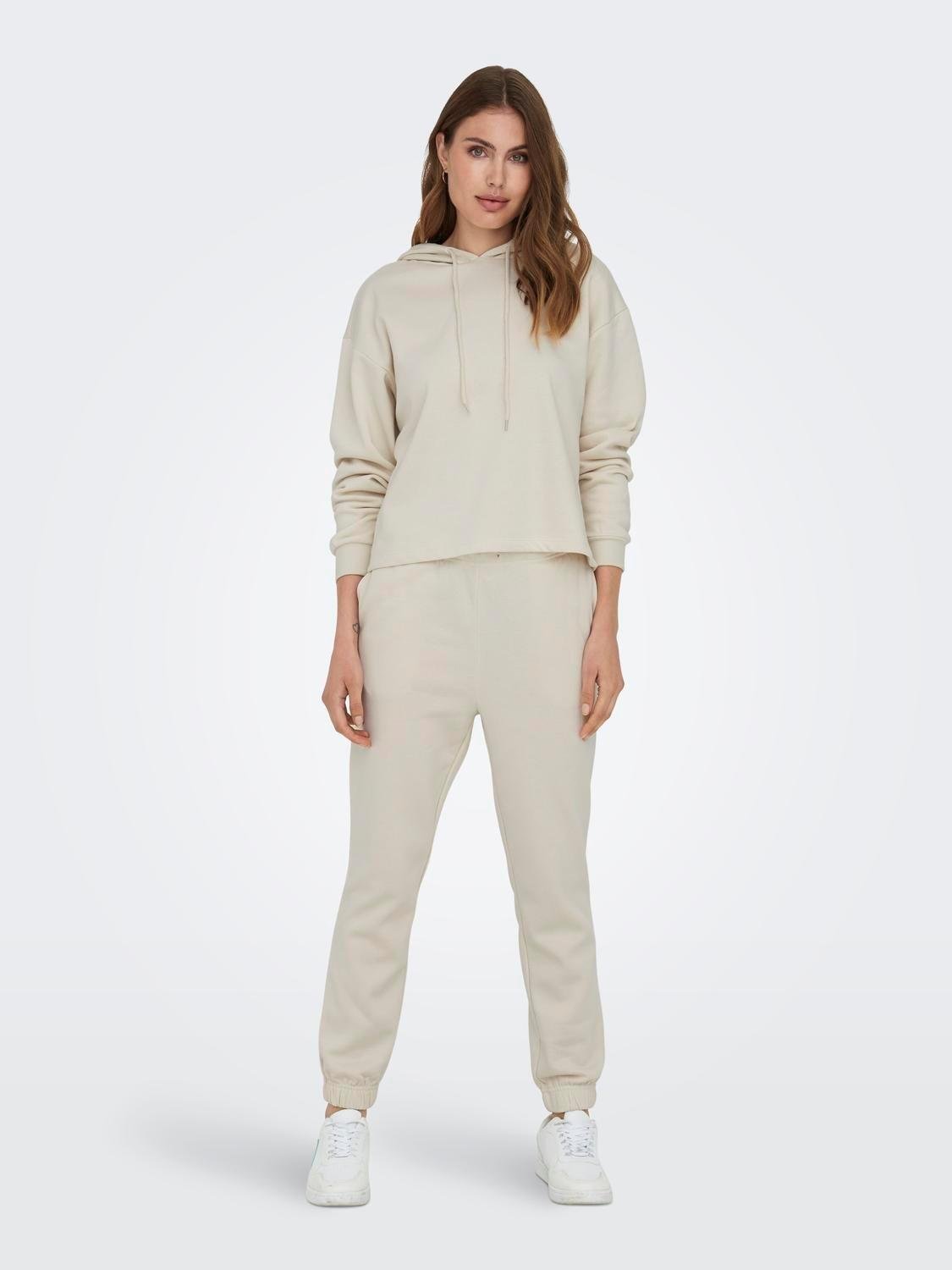 Only Onlfave L/S Hood Swt Kadın Sweatshirt