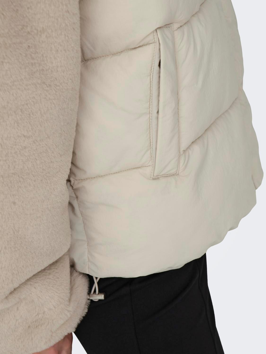 Only Onlwanja Fur Puffer Mix Jacket Cc Otw Kadın Mont