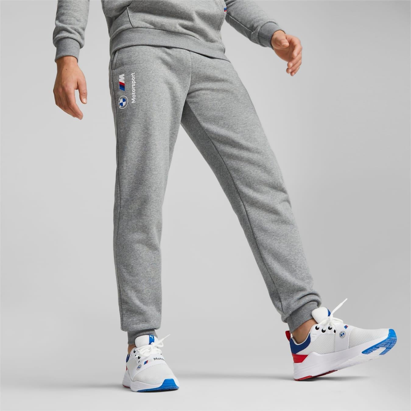 Puma BMW MMS ESS Pants Fleece Medium Gray Hea Erkek Eşofman Altı