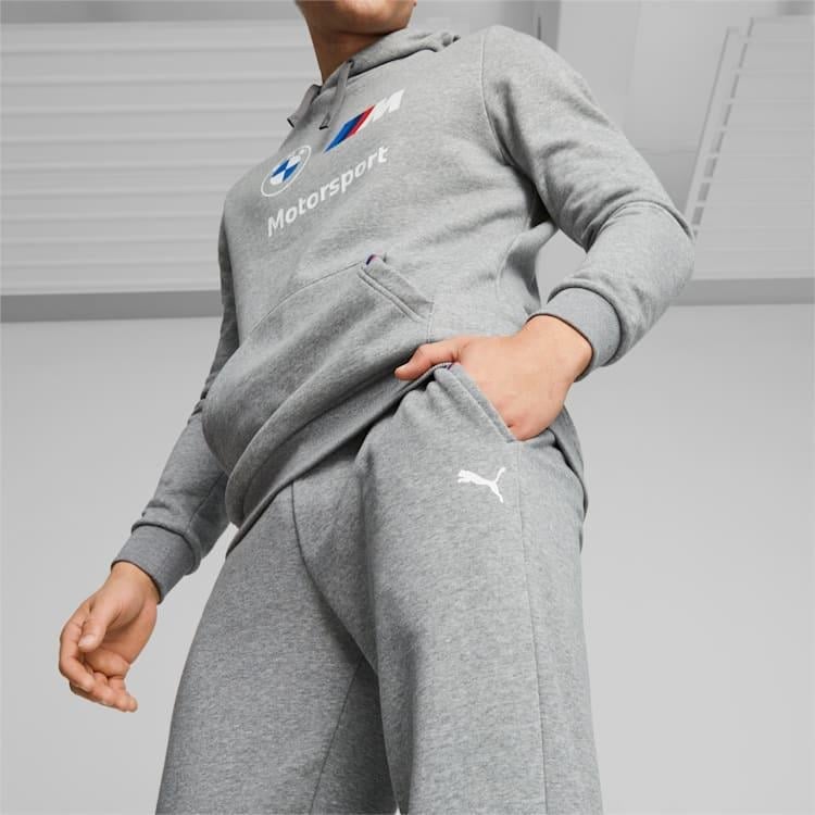 Puma BMW MMS ESS Pants Fleece Medium Gray Hea Erkek Eşofman Altı