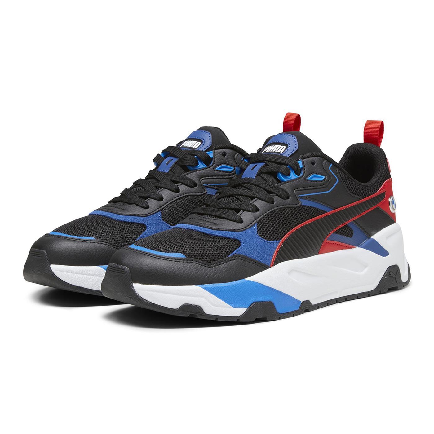 Puma BMW MMS Trinity PUMA Black-Pop Red Erkek Spor Ayakkabı