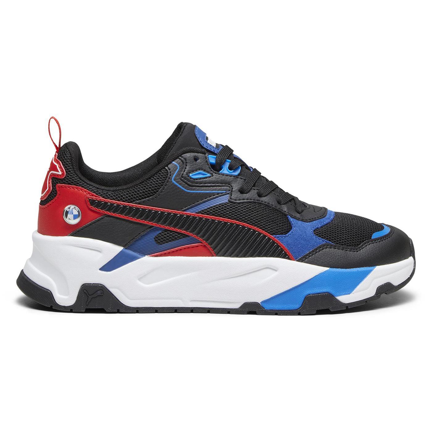 Puma BMW MMS Trinity PUMA Black-Pop Red Erkek Spor Ayakkabı