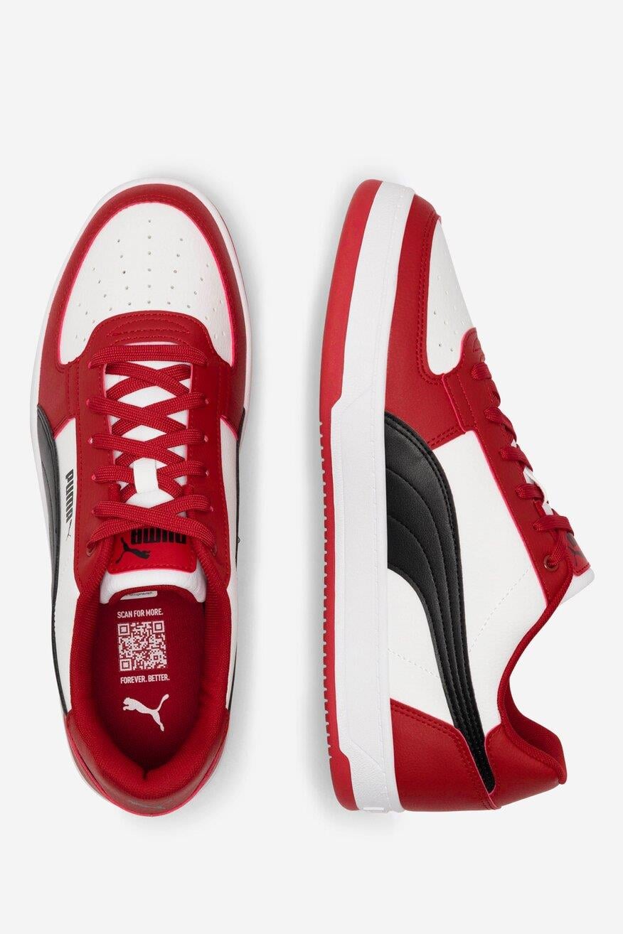 Puma Puma Caven 2.0-Club Red-PUMA White-Black Erkek Spor Ayakkabı