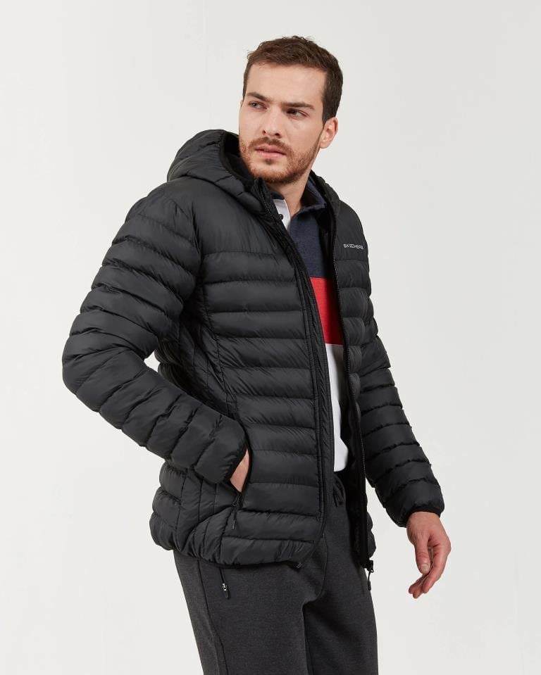 Skechers Erkek Mont Essential Hooded Jacket