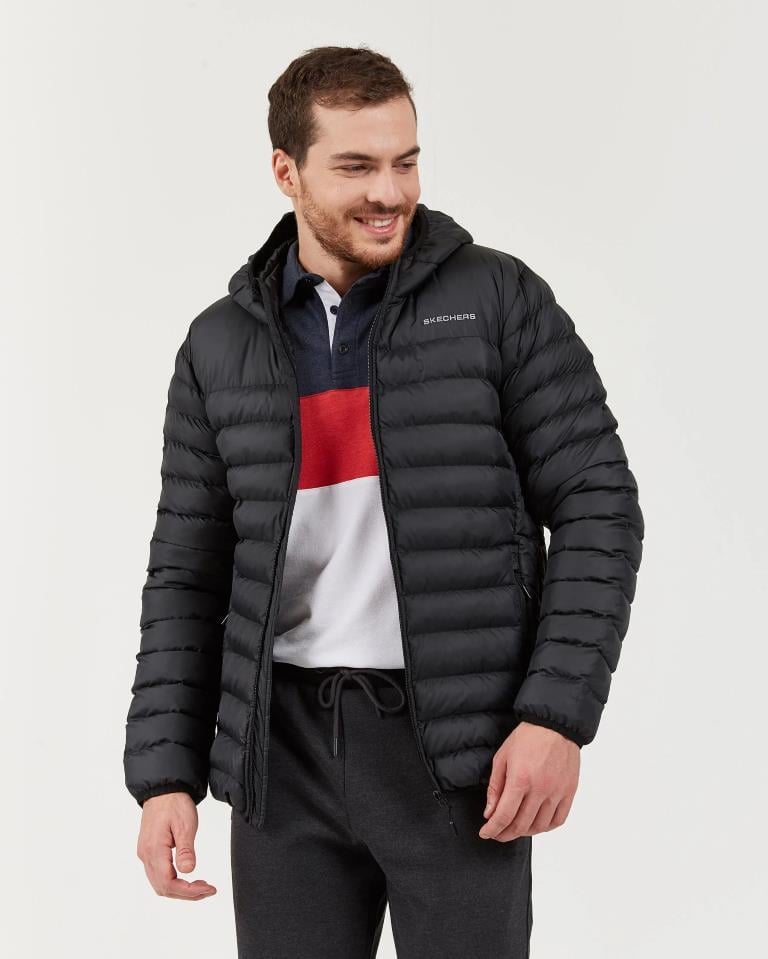 Skechers Erkek Mont Essential Hooded Jacket