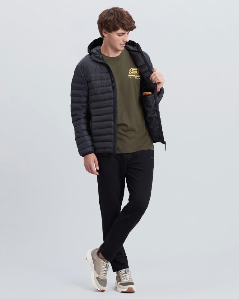 Skechers Erkek Mont Essential Hooded Jacket