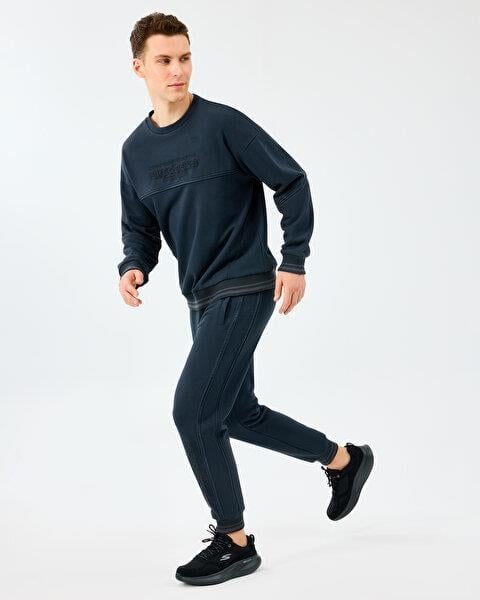 Skechers M Crewneck Erkek Sweatshirt