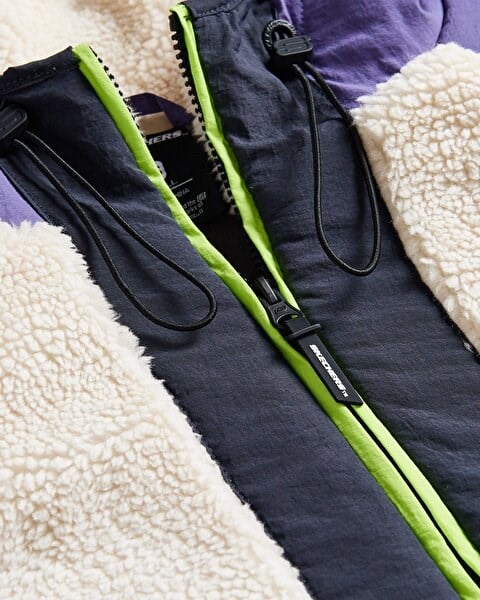 Skechers W Outdoor Fleece Full Zip Sherpa Kadın Mont