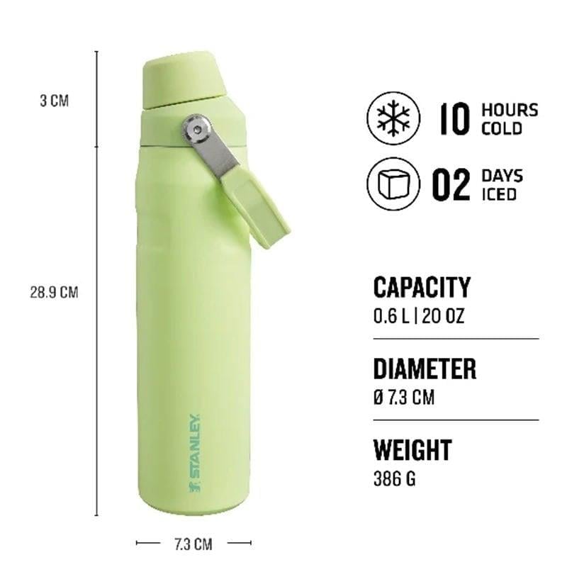 Stanley Stanley The Aerolight™ IceFlow™ Water Bottle Fast Flow 0.6L / 20oz Citron Termos