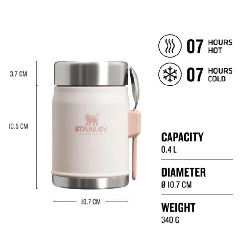 Stanley Stanley The Legendary Food Jar + Spork .4L / 14oz Rose Quartz Yemek Termosu