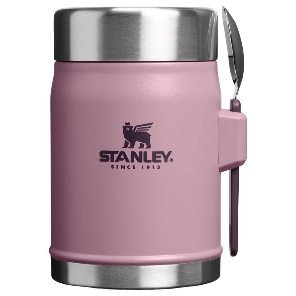 Stanley The Legendary Food Jar + Spork 0.4L / 14oz Purple Smoke Yemek Termosu