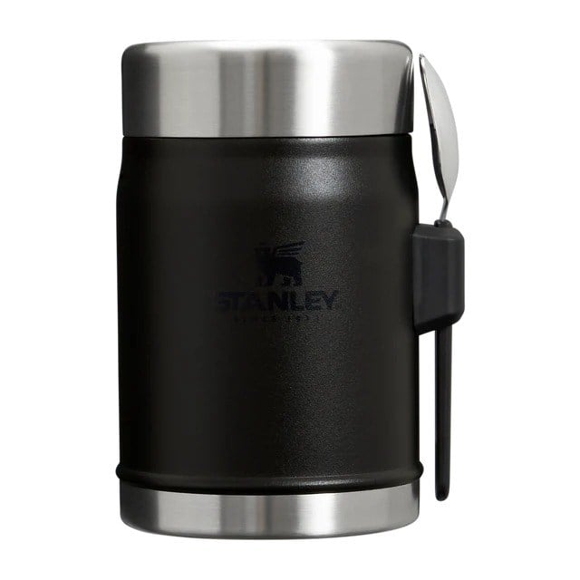 Stanley The Legendary Food Jar + Spork 0.4L / 14oz Black 2.0 Yemek Termosu