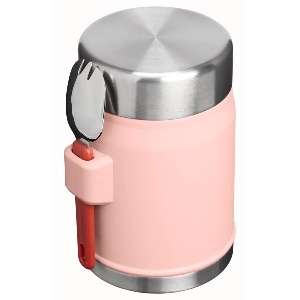 Stanley The Legendary Food Jar + Spork 0.4L / 14oz Peach Rose Yemek Termosu