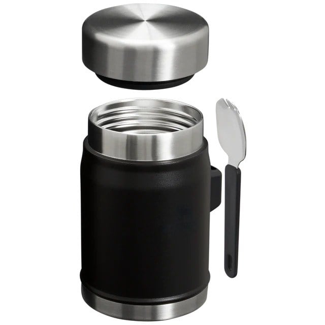 Stanley The Legendary Food Jar + Spork 0.4L / 14oz Black 2.0 Yemek Termosu