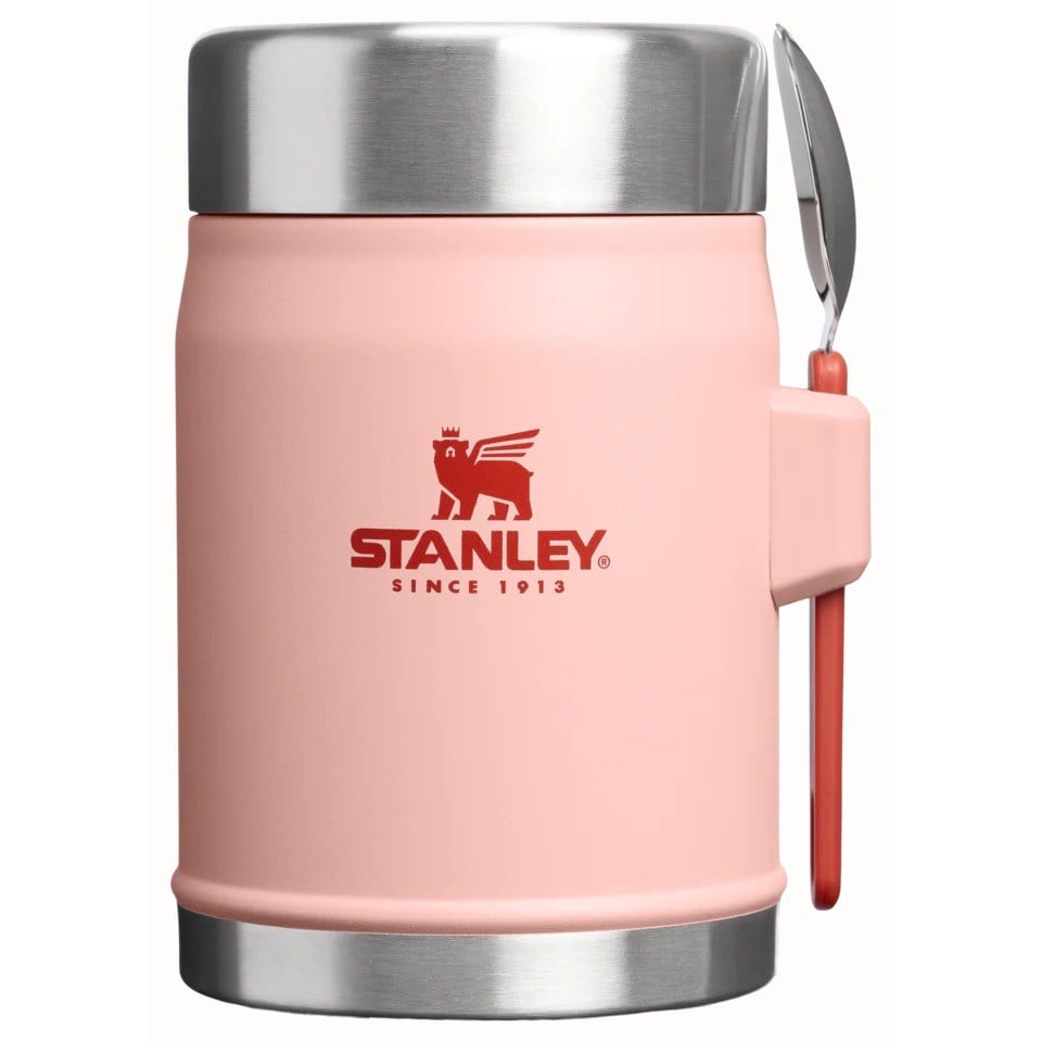Stanley The Legendary Food Jar + Spork 0.4L / 14oz Peach Rose Yemek Termosu