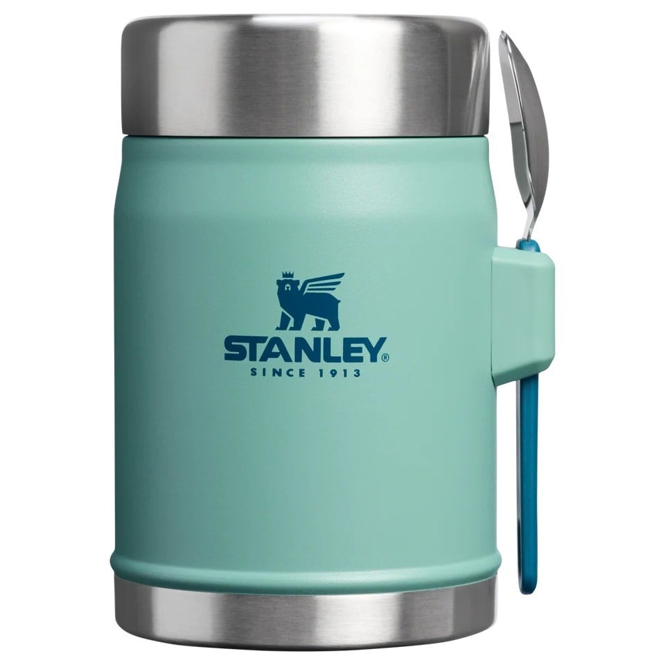 Stanley The Legendary Food Jar + Spork 0.4L / 14oz Spring Green Yemek Termosu