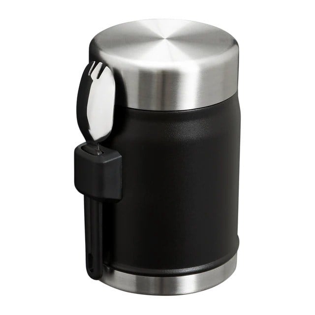 Stanley The Legendary Food Jar + Spork 0.4L / 14oz Black 2.0 Yemek Termosu