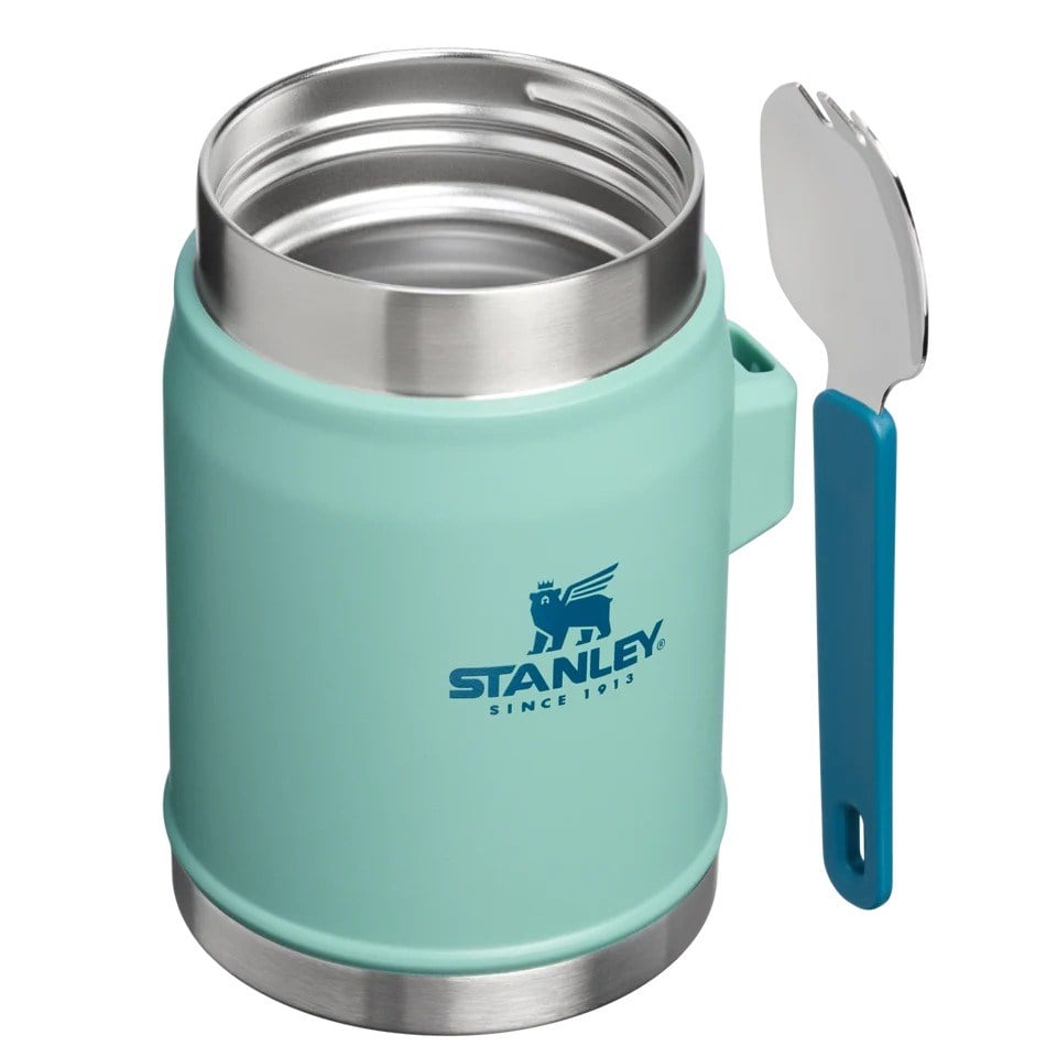 Stanley The Legendary Food Jar + Spork 0.4L / 14oz Spring Green Yemek Termosu