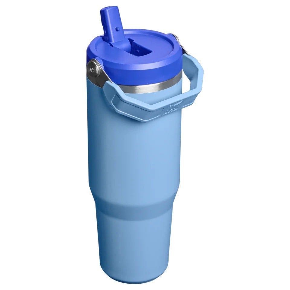 The iceflow™ Flip Straw 2.0 Tumbler 0.89L / 30Oz Blue Sky Termos Bardak