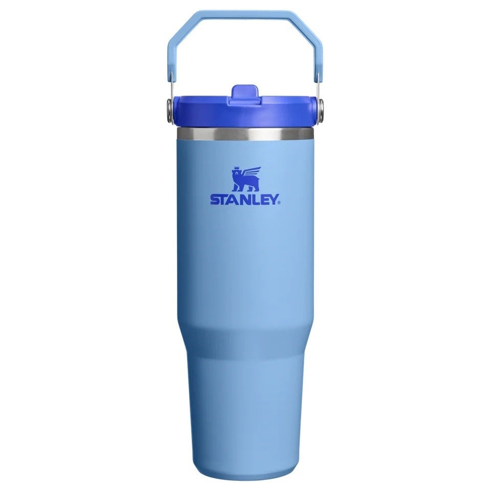 The iceflow™ Flip Straw 2.0 Tumbler 0.89L / 30Oz Blue Sky Termos Bardak