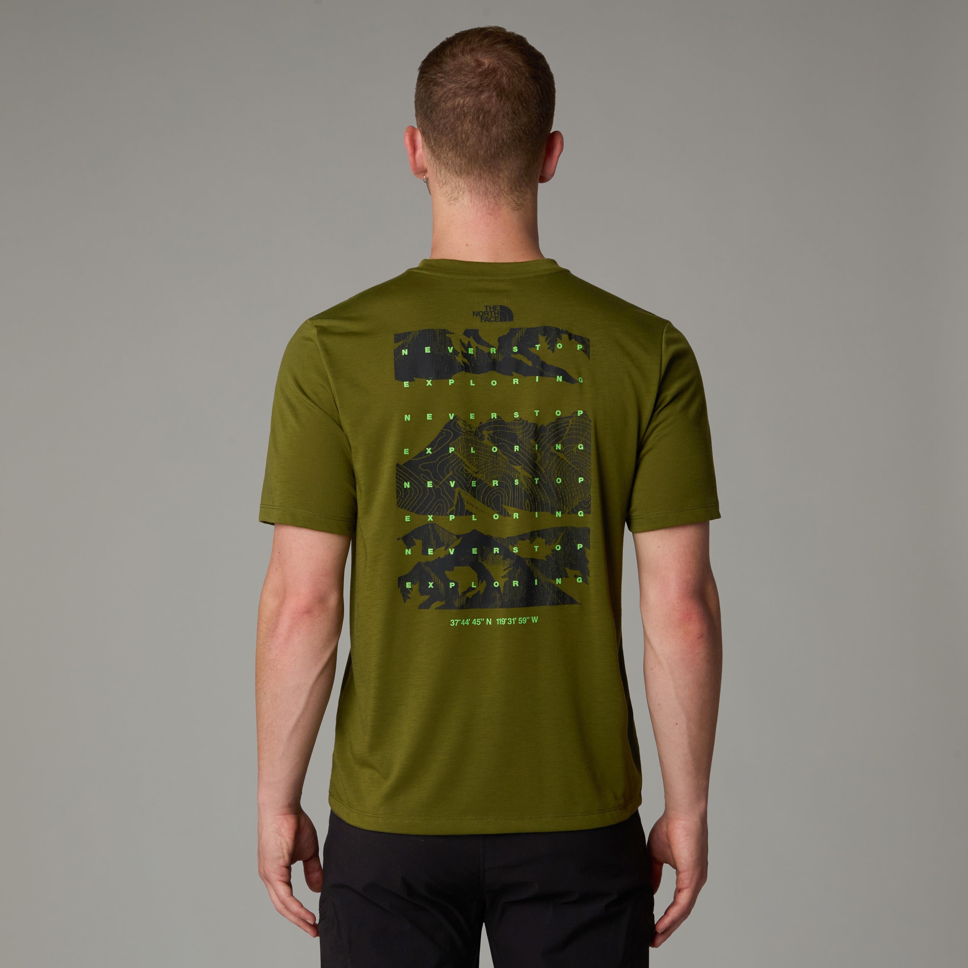 The North Face M Foundation Mountains Faces Tee Erkek T-Shirt