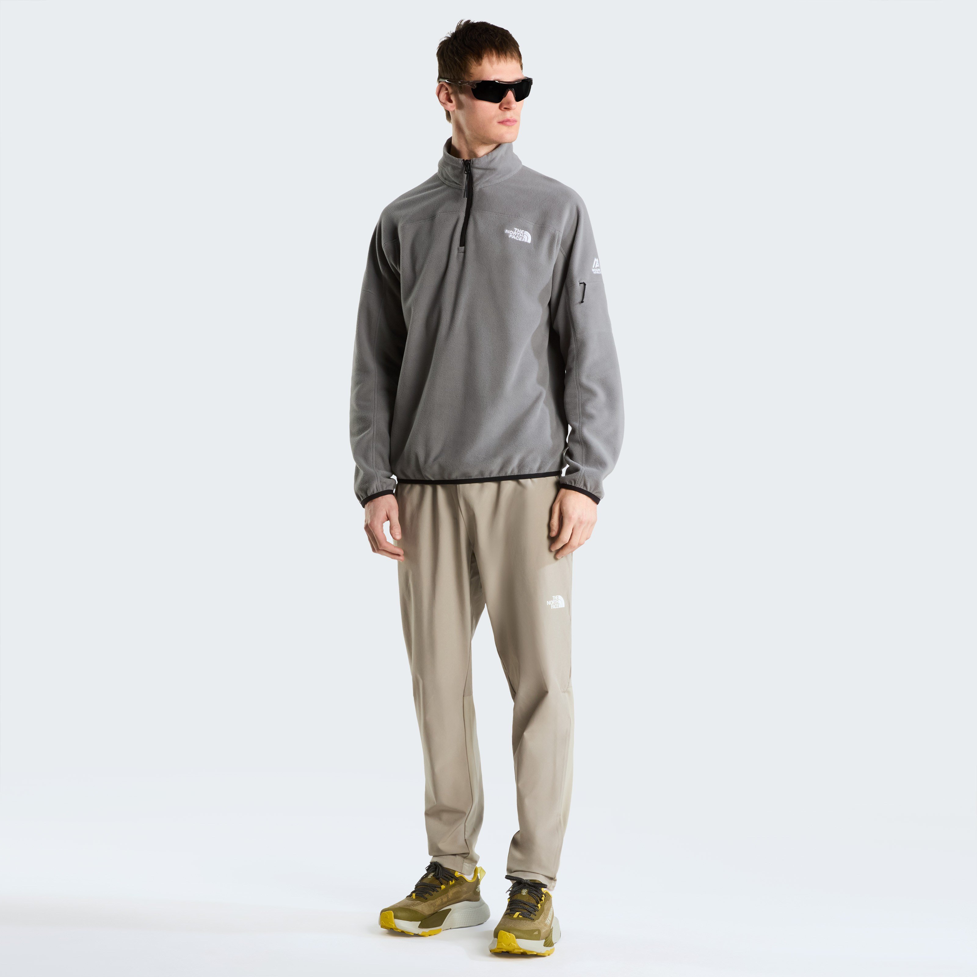 The North Face M Mountain Athletics Glacier 1/4 Zip Fl Erkek Polar