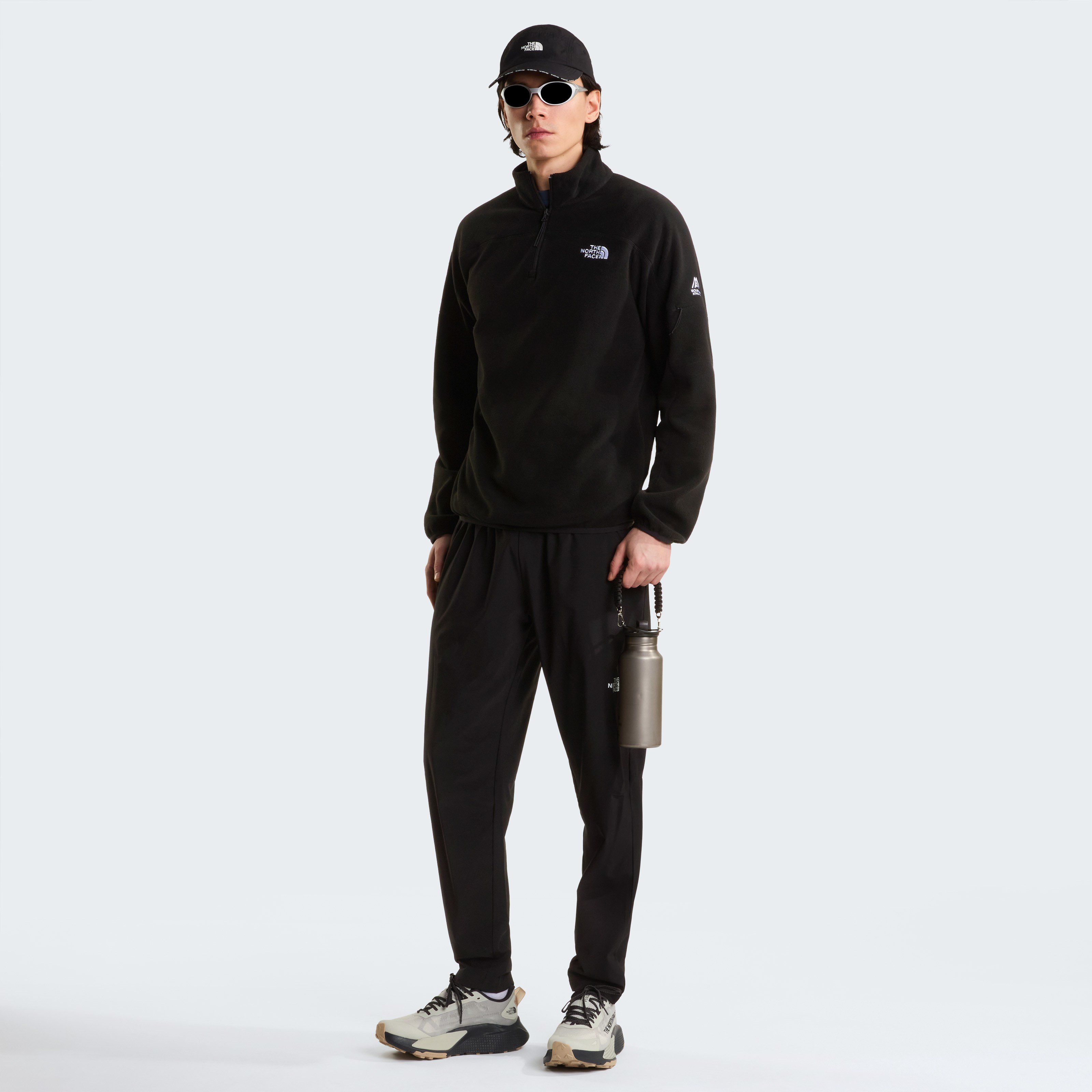 The North Face M Mountain Athletics Glacier 1/4 Zip Fl Erkek Polar