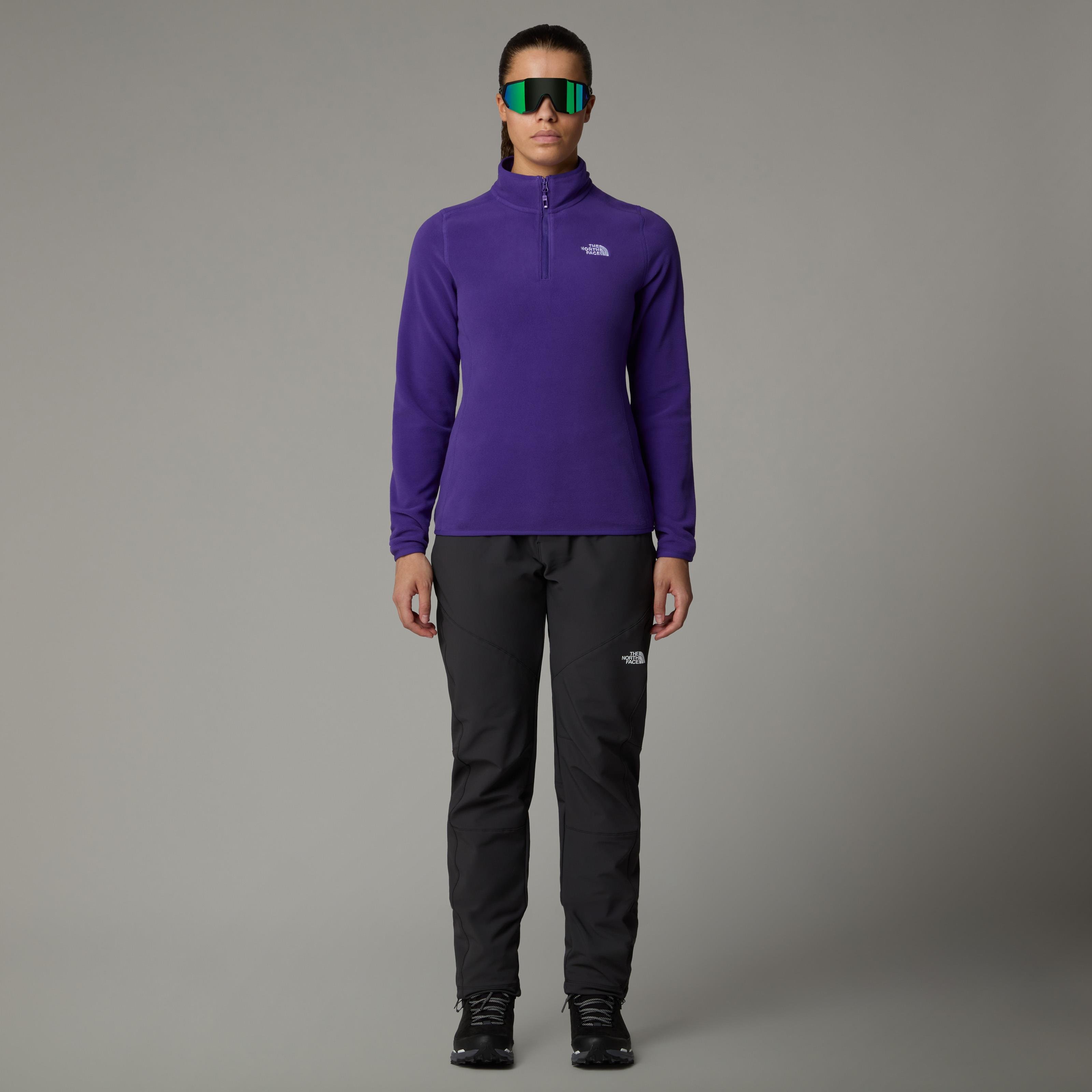 The North Face W 100 Glacier 1/4 Zip - Eu Kadın Polar