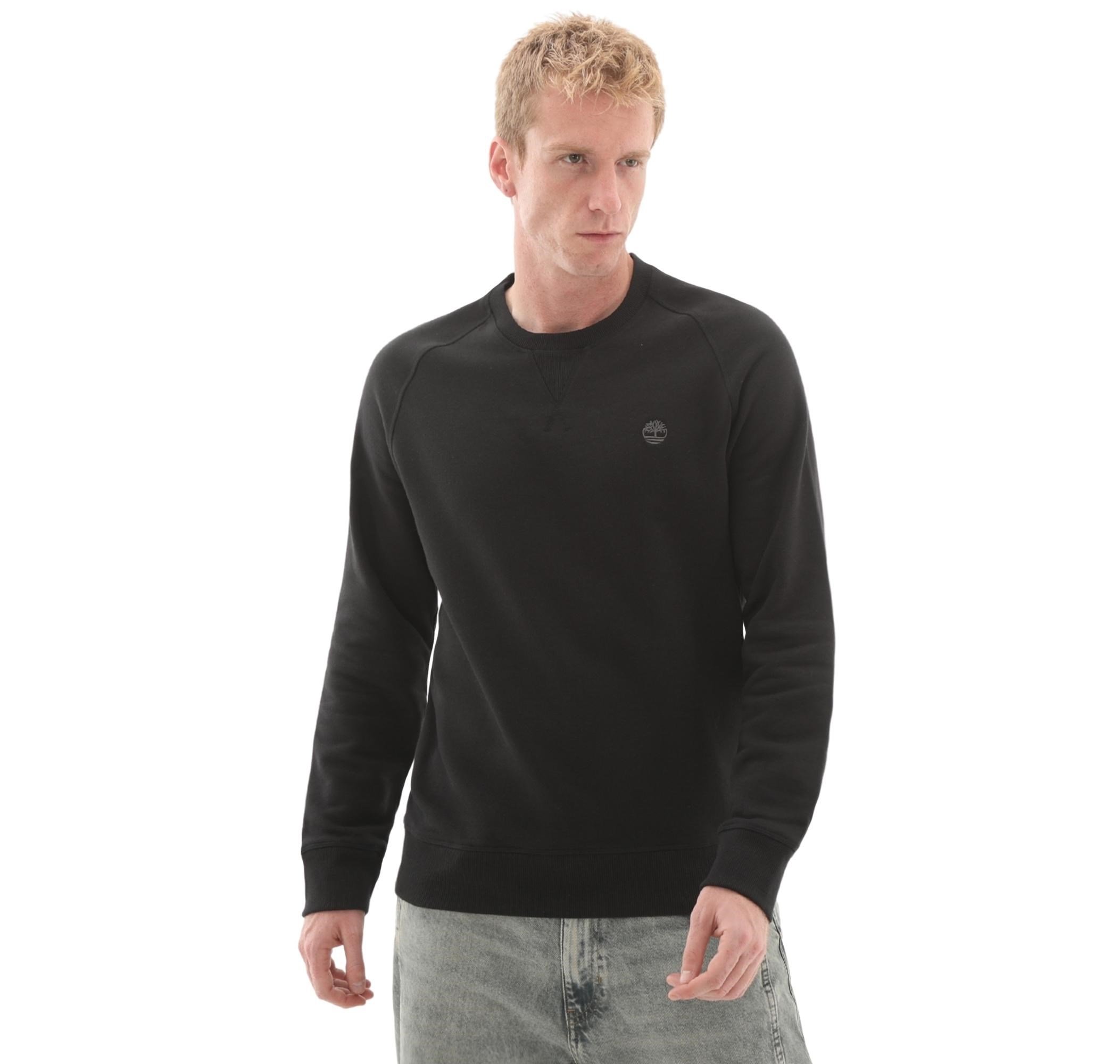 Timberland Exeter River Brushed Back Crew Sweatshir Erkek Sweatshirt