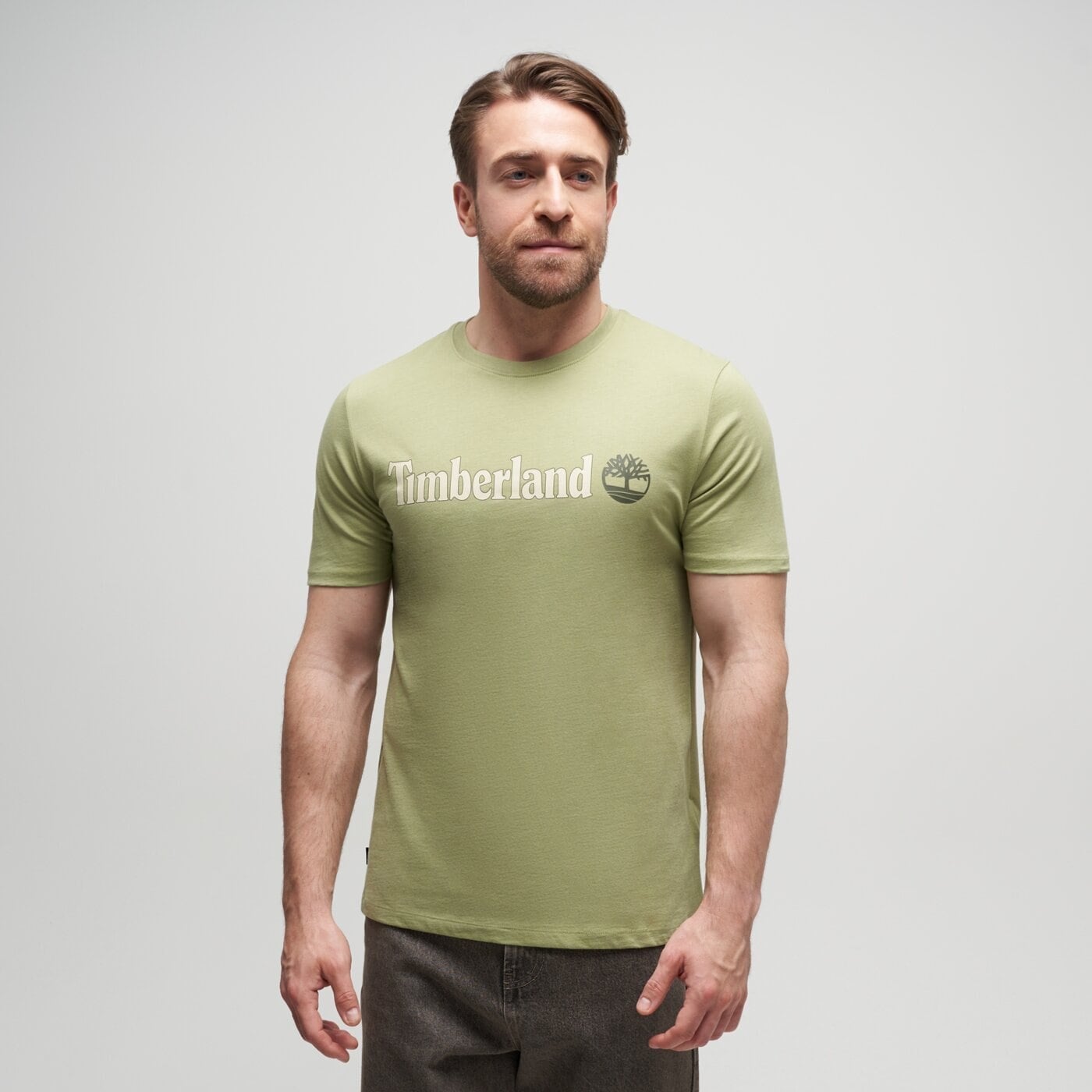 Timberland Kennebec River Linear Logo Short Sleeve  Erkek T-Shirt