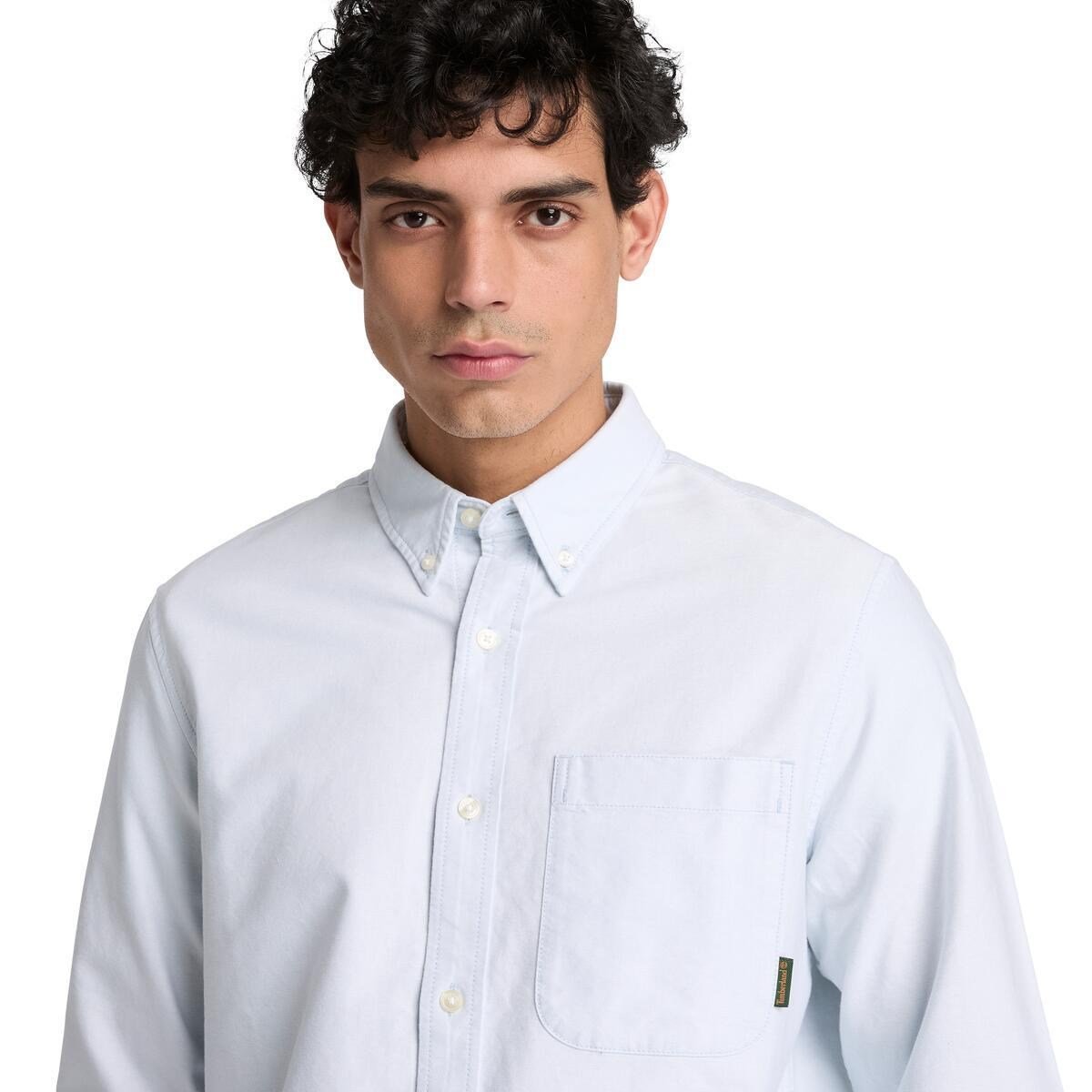 Timberland Lake Warner Solid Oxford Shirt Erkek Gömlek