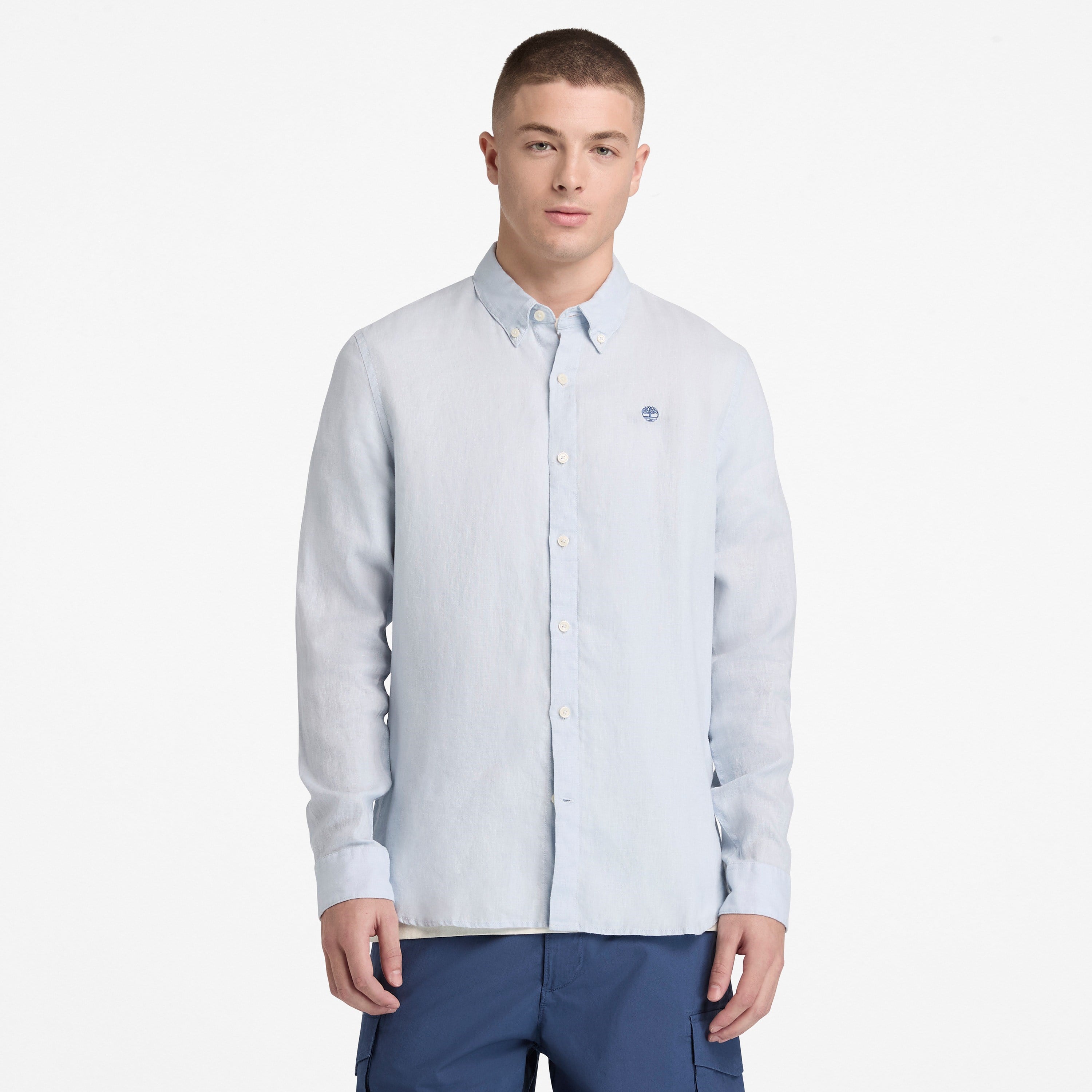 Timberland Mill Brook Linen Shirt Erkek Gömlek