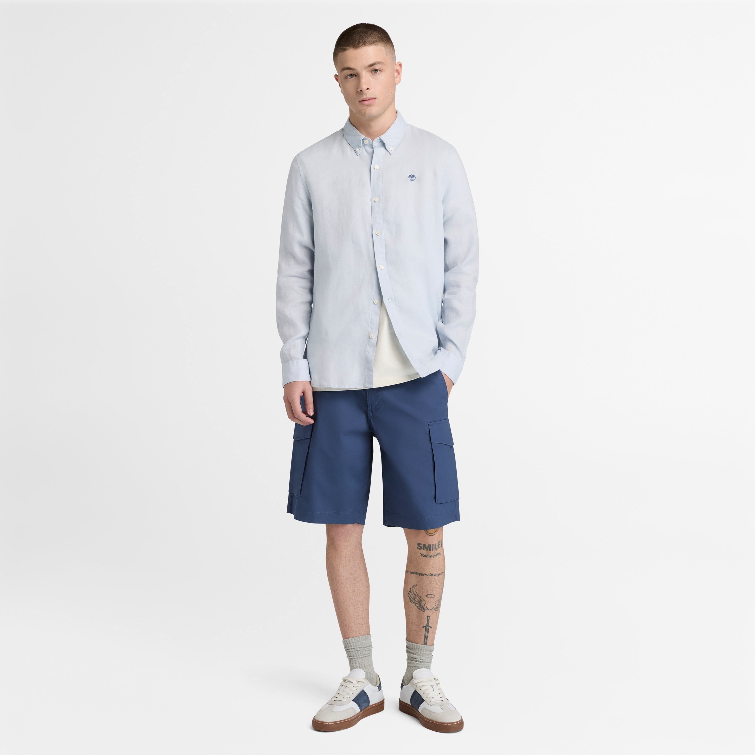 Timberland Mill Brook Linen Shirt Erkek Gömlek