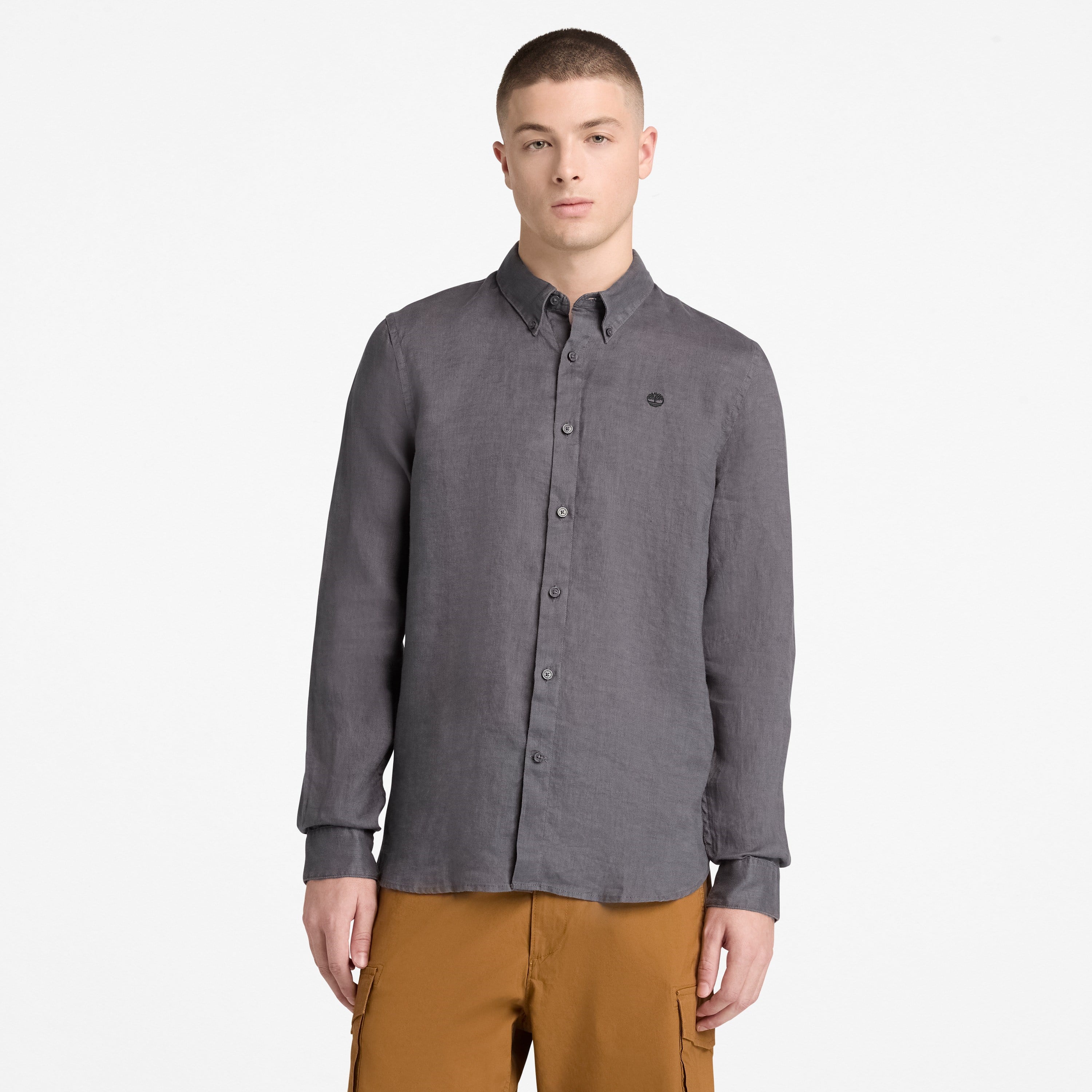 Timberland Mill Brook Linen Shirt Erkek Gömlek