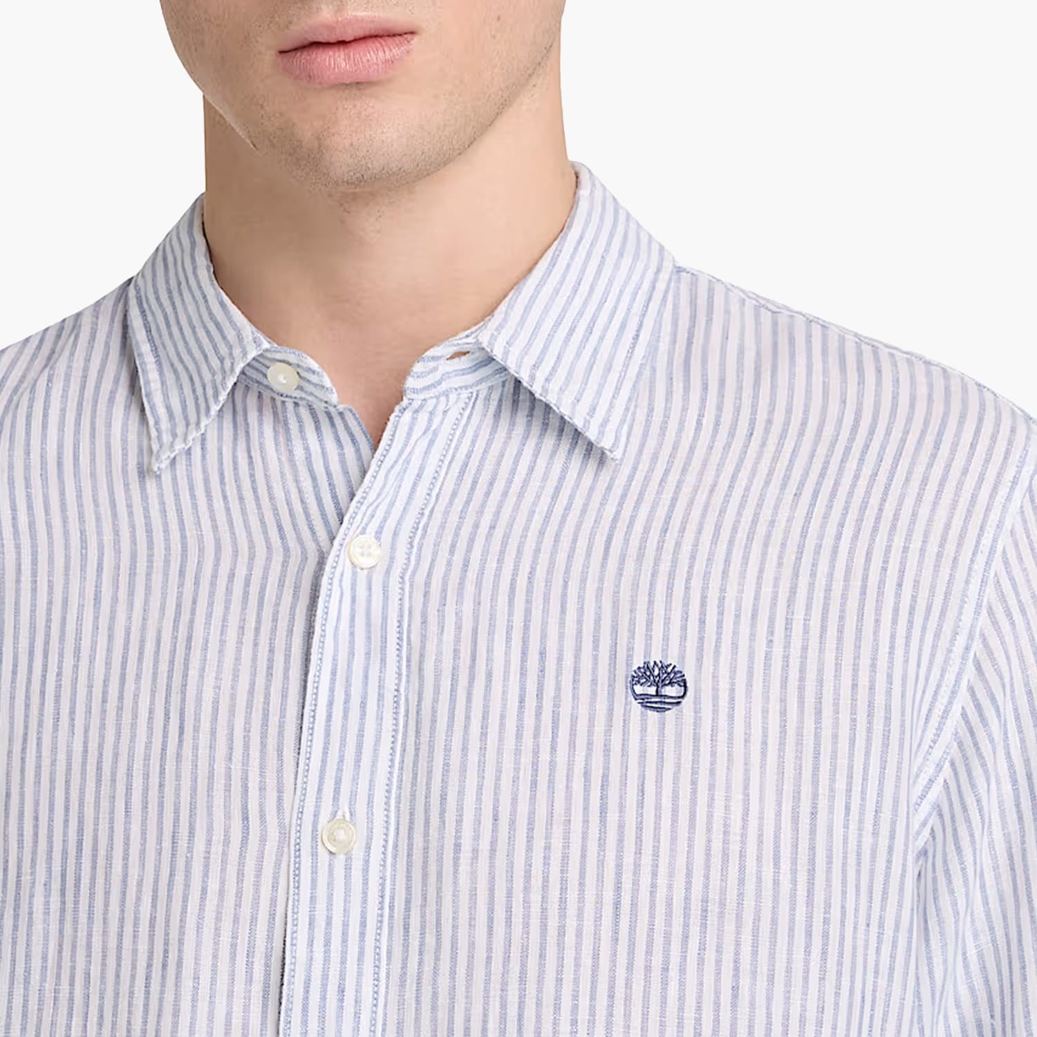 Timberland Mill Brook Linen Striped Regular Erkek Gömlek