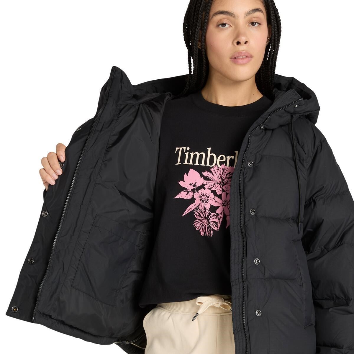 Timberland Recycled Down Puffer Jacket Kadın Mont