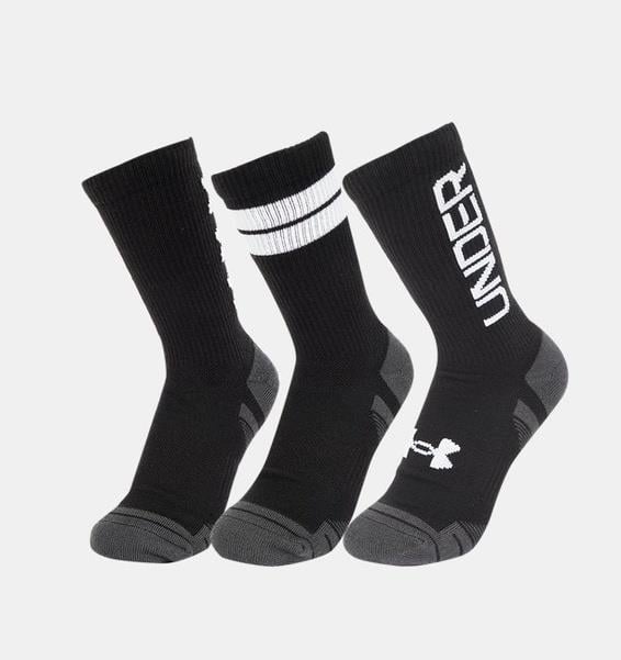 Under Armour Performance Tech Nov 3pk Crew Mid Çorap