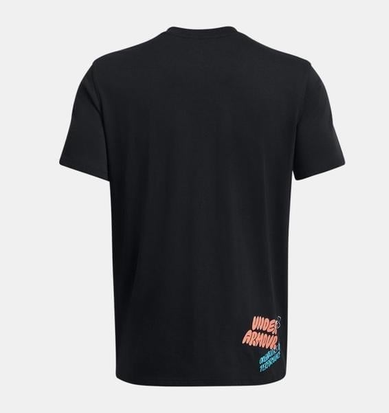 Under Armour UA HW LOGO OVERLAY EMB SS Erkek T-Shirt