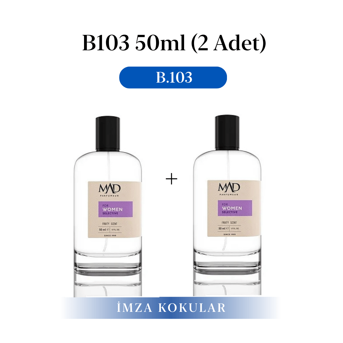 Mad Parfüm 2 Adet 50 ml B103 Selective Parfüm SetiMad ParfümSelective