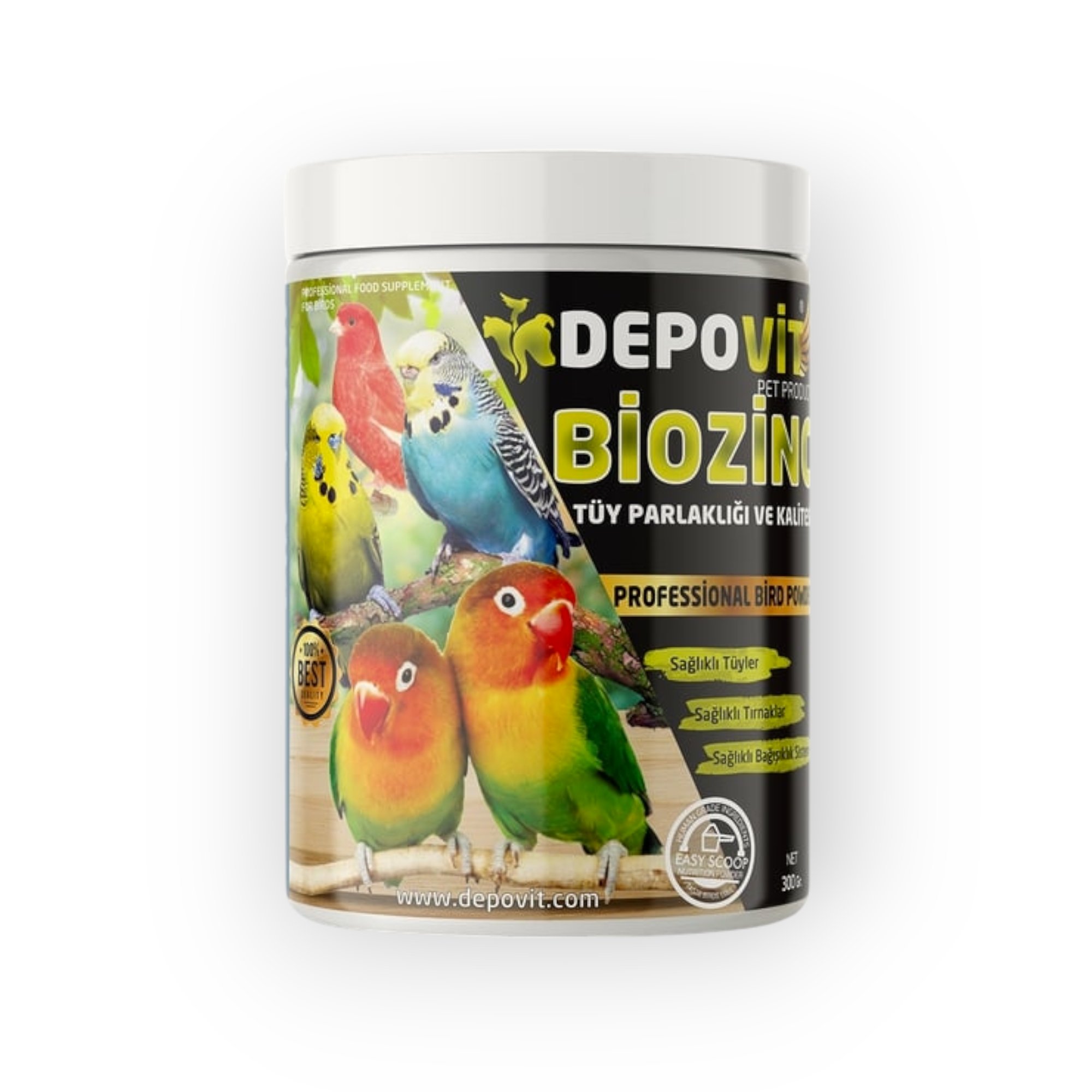 Depovit Biozinc Biotin 300 Gram – Tüy Sağlığı ve Tüy Dökümü Desteği
