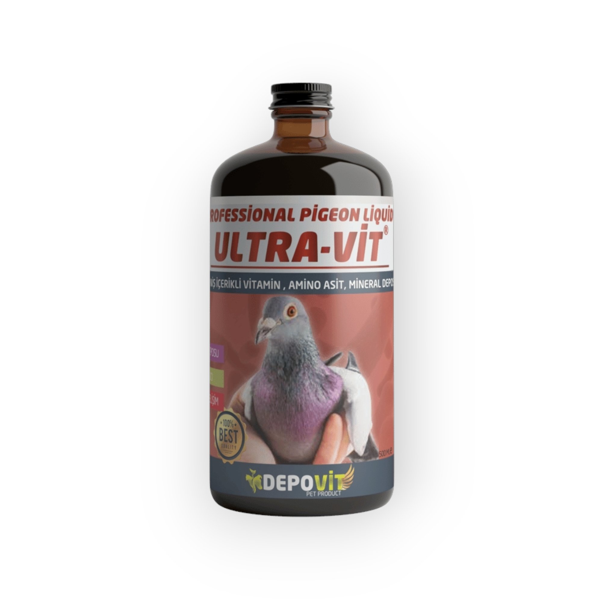 Depovit Ultravit – Vitamin ve Amino Asit Desteğiyle Güvercin Performansını Artırın