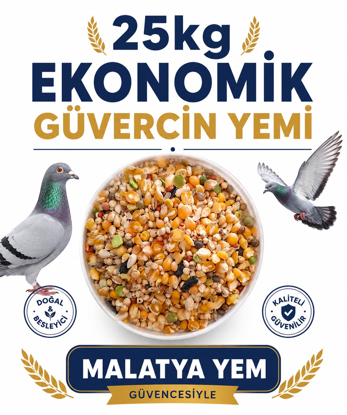 Karışık Güvercin Yemi 25Kg