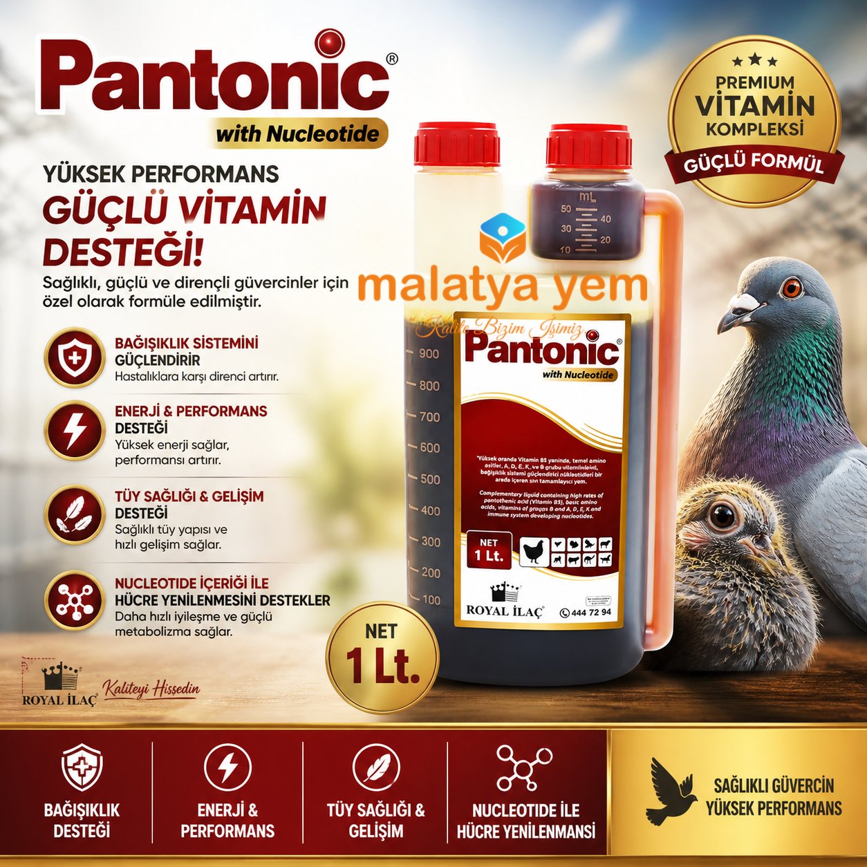 Pantonic 1Lt Sıvı Vitamin Özel Ürün