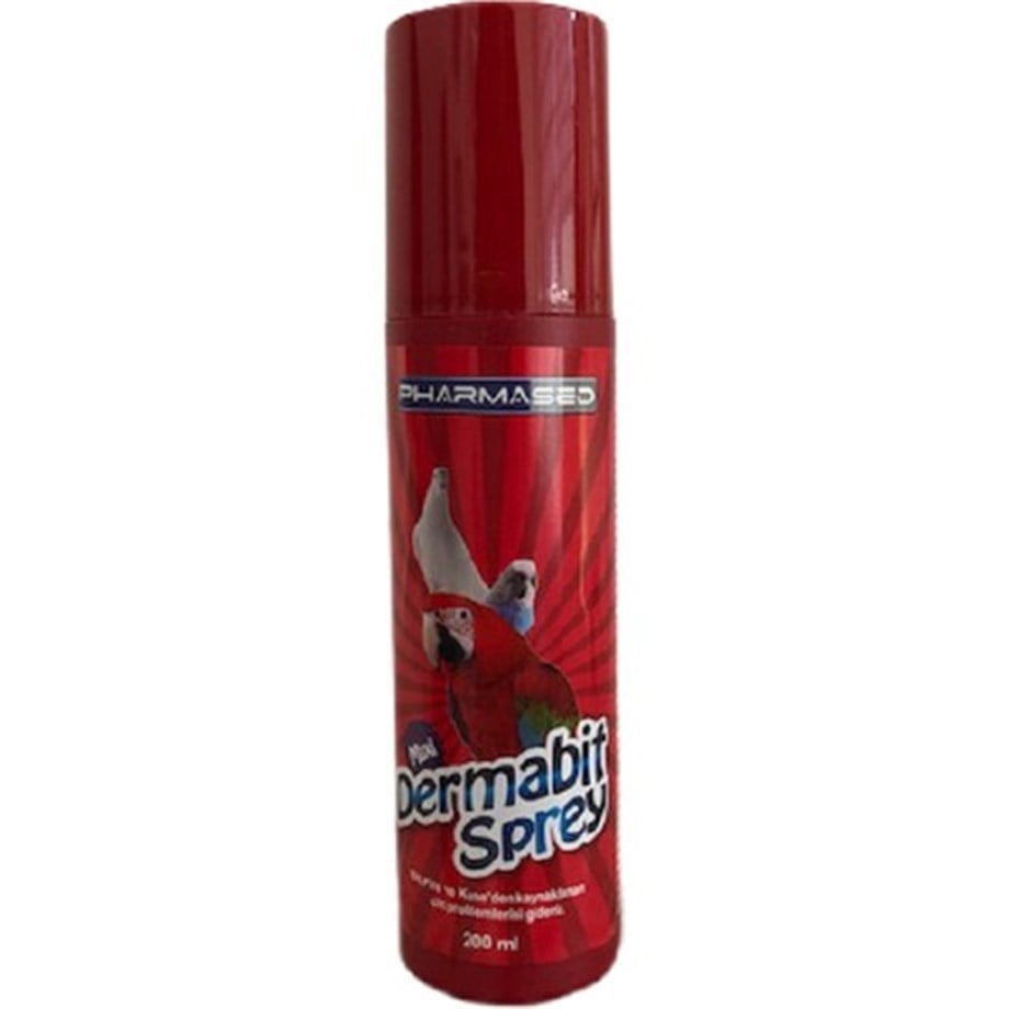 Pharma sed Dermabit Kuşlar Için Bit Pire ve Parazit Spreyi 200 ml