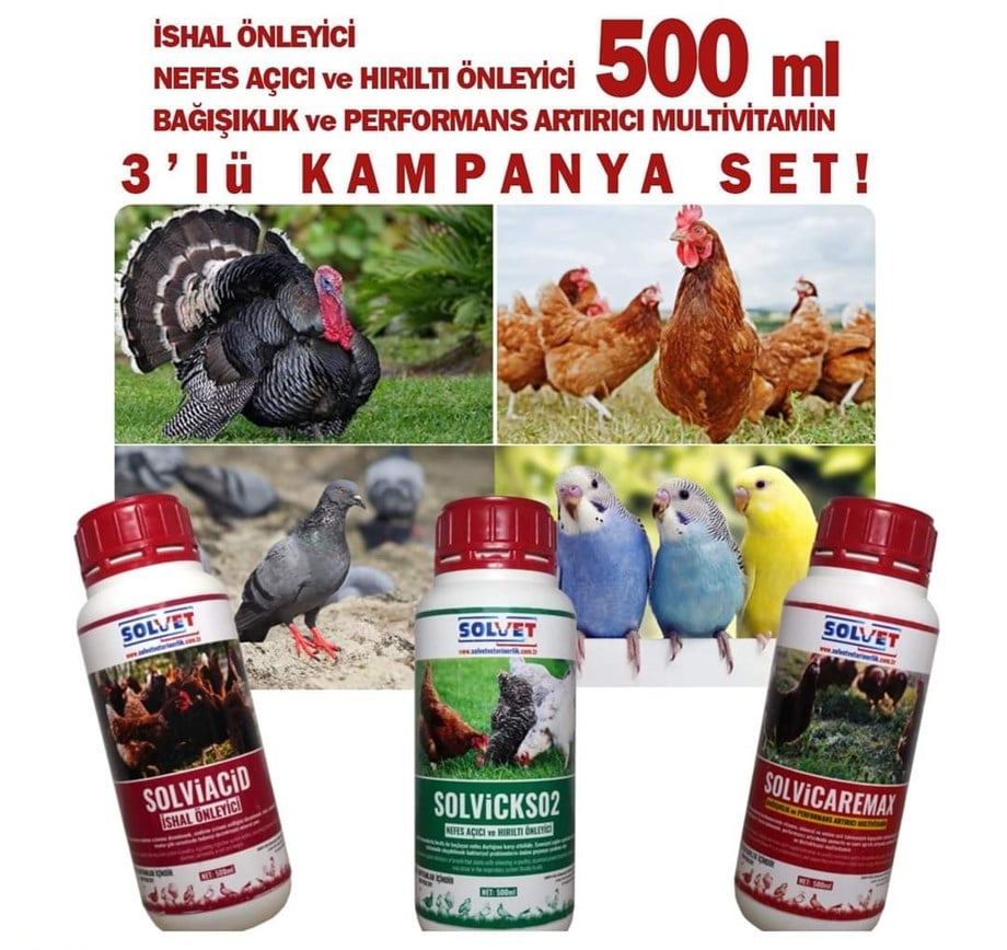 Solviacid-Solvicks02-Solvicaremax 3 Adet 500ML Kampanya Seti